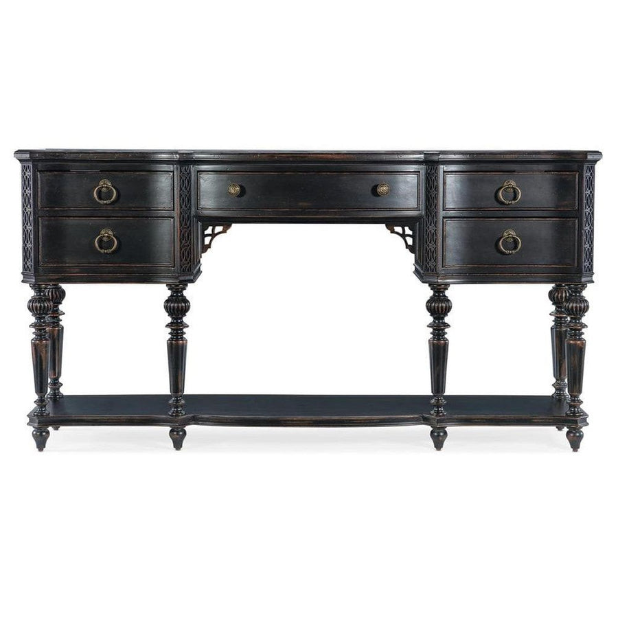 Sideboards & Credenzas Hampton Five-Drawer Server - Black - Metal Wood
