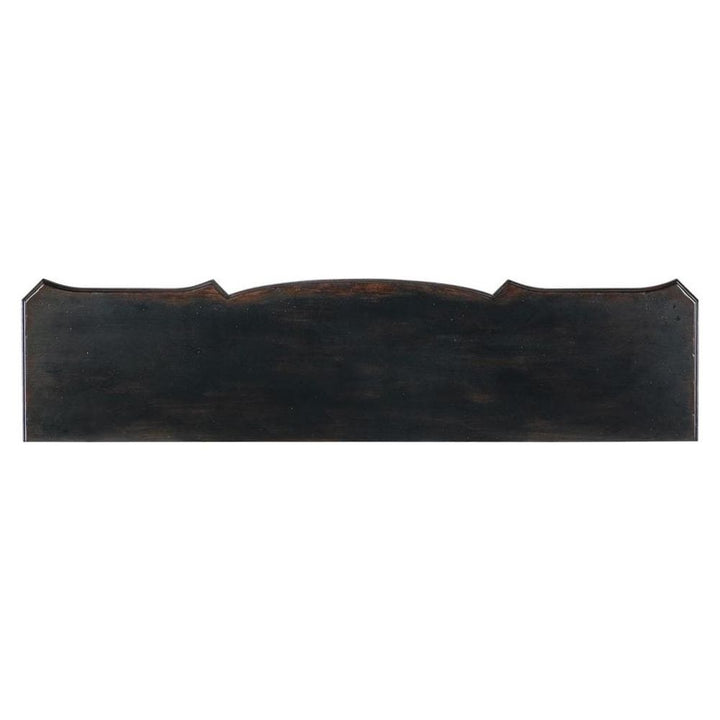 Hampton Five-Drawer Server - Black - Metal Wood