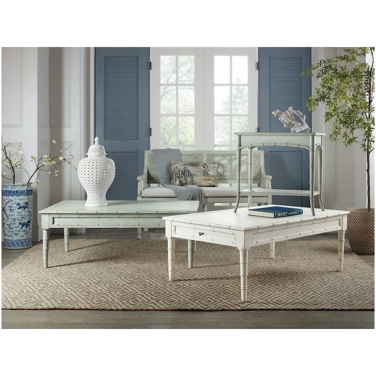 Charleston Rectangle Cocktail Table-Hooker-HOOKER-6750-80310-06-Coffee TablesWhite-5-France and Son