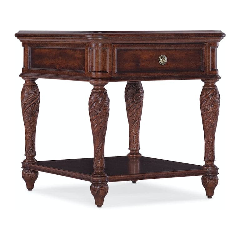 Charleston One - Drawer End Table-Hooker-HOOKER-6750-80413-85-Side Tables-1-France and Son