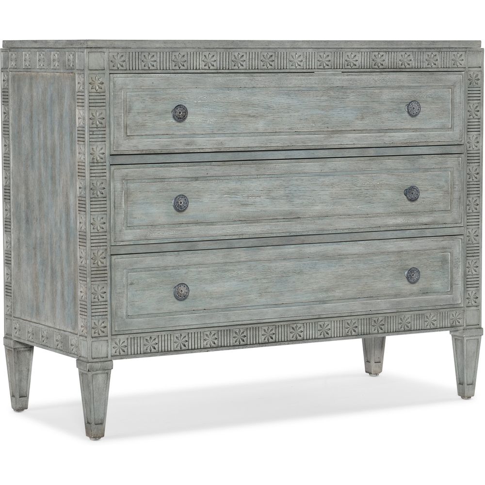 Dressers & Chests Charleston Three - Drawer Chest - Waterscape Blue