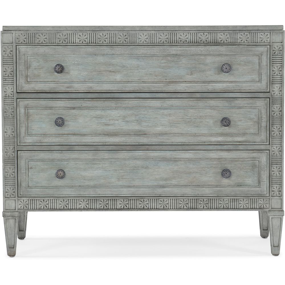 Dressers & Chests Charleston Three - Drawer Chest - Waterscape Blue