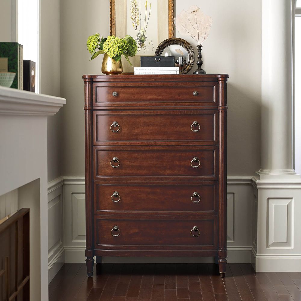 Dressers & Chests Hampton Five-Drawer Chest -  Cherry