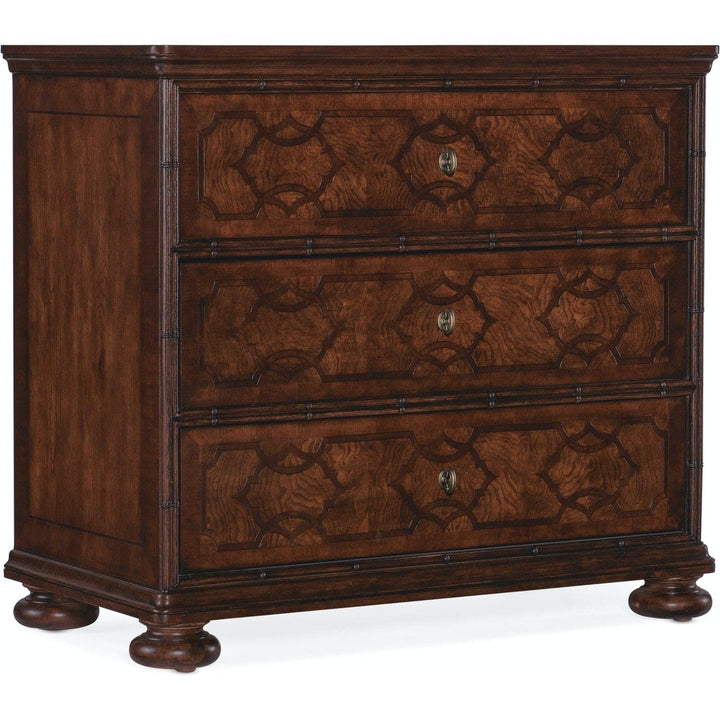 Charleston Three-Drawer Nightstand - 36"-Hooker-HOOKER-6750-90116-85-Nightstands-1-France and Son