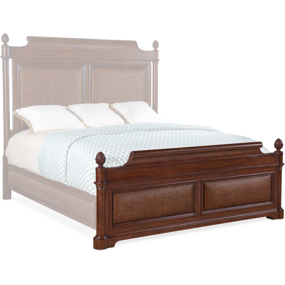 Beds Charleston Cal King Panel Bed - Dark Wood