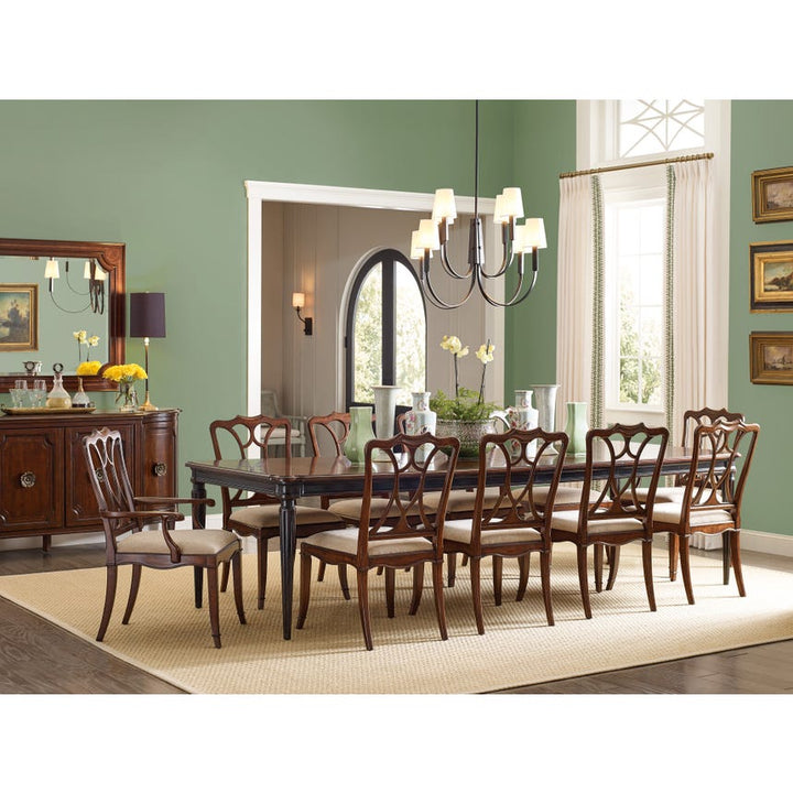 Hamption Upholstered Seat Arm Chair