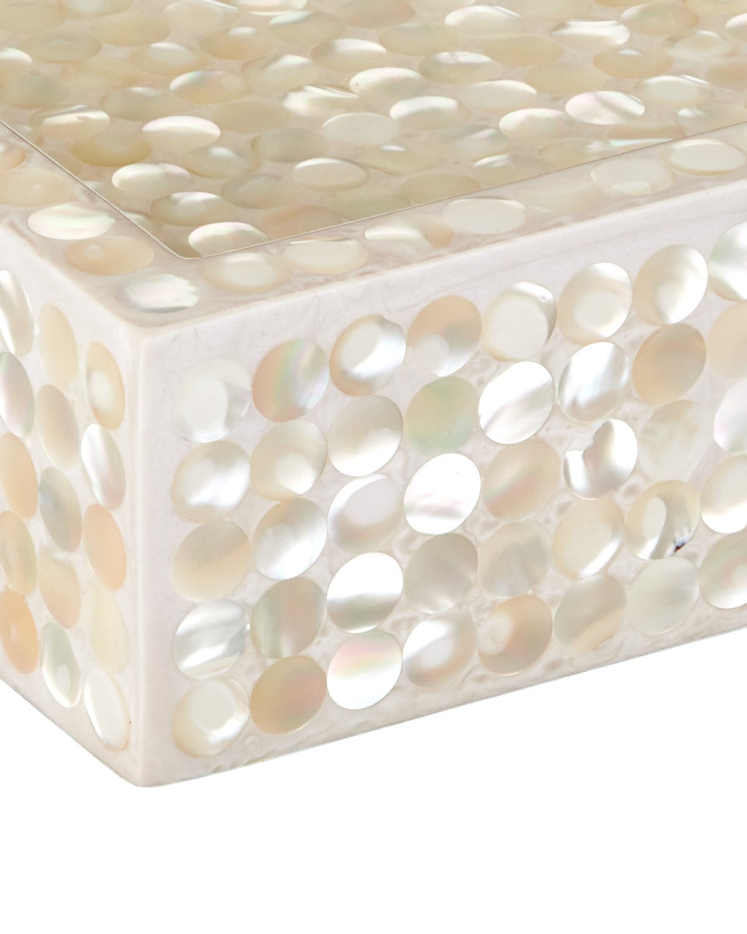 Serveware: Trays Gerri Dot Mother of Pearl Tray Set of 2