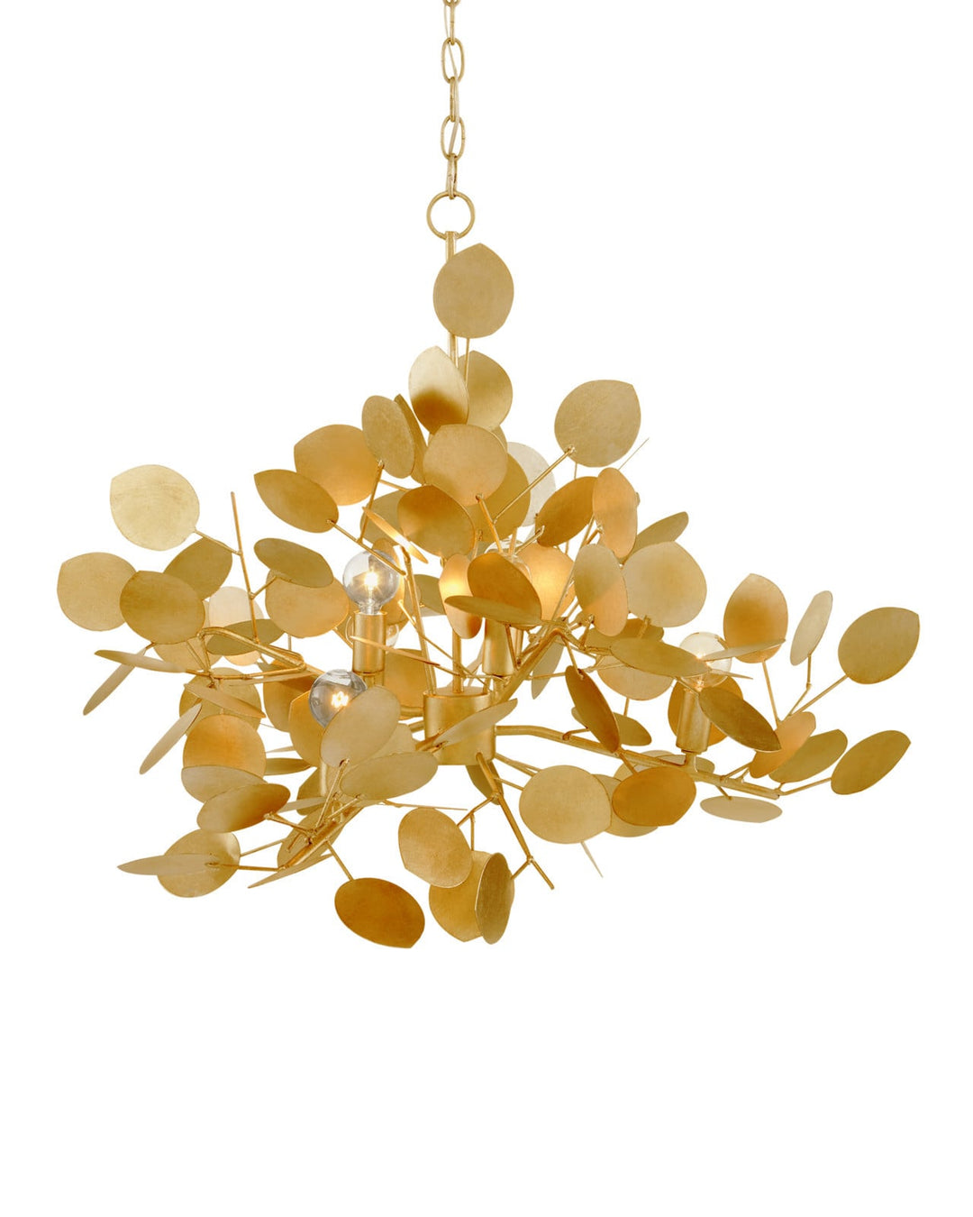Chandeliers Lunaria Large Gold Chandelier
