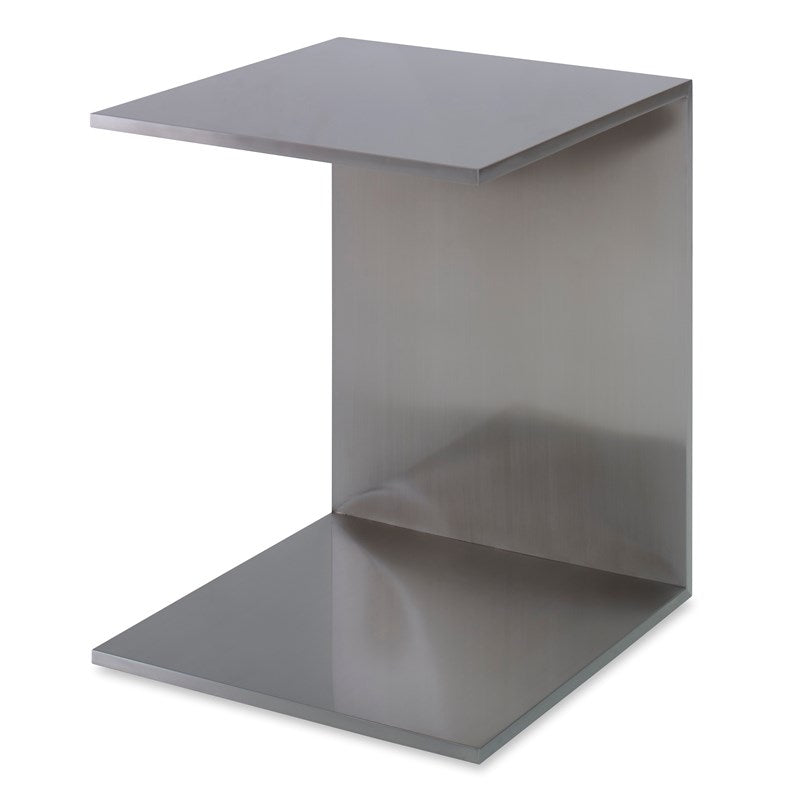 Petite C End Table-Ambella-AMBELLA-68028-900-003-Side TablesSatin Nickel-5-France and Son
