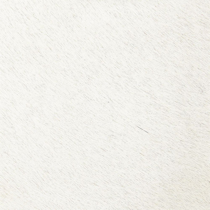 Stools & Ottomans Urban Ottoman w/Ivory Hair-on-Hide-Antique Brass