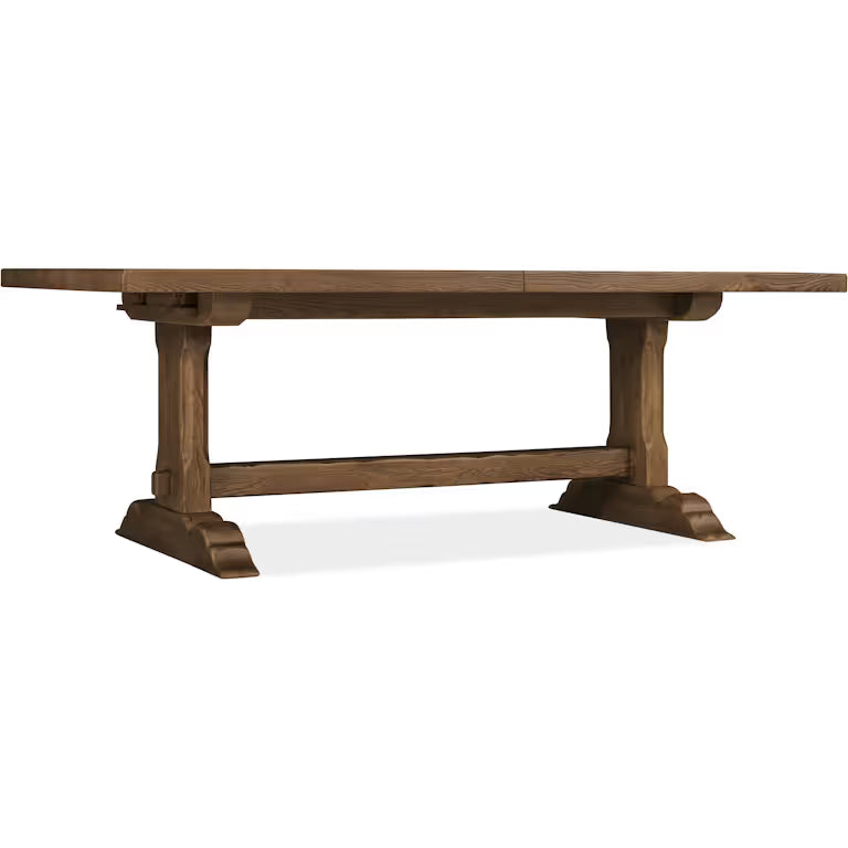 Driftwood Rectangle Dining Table with Two 20-inch Leaves