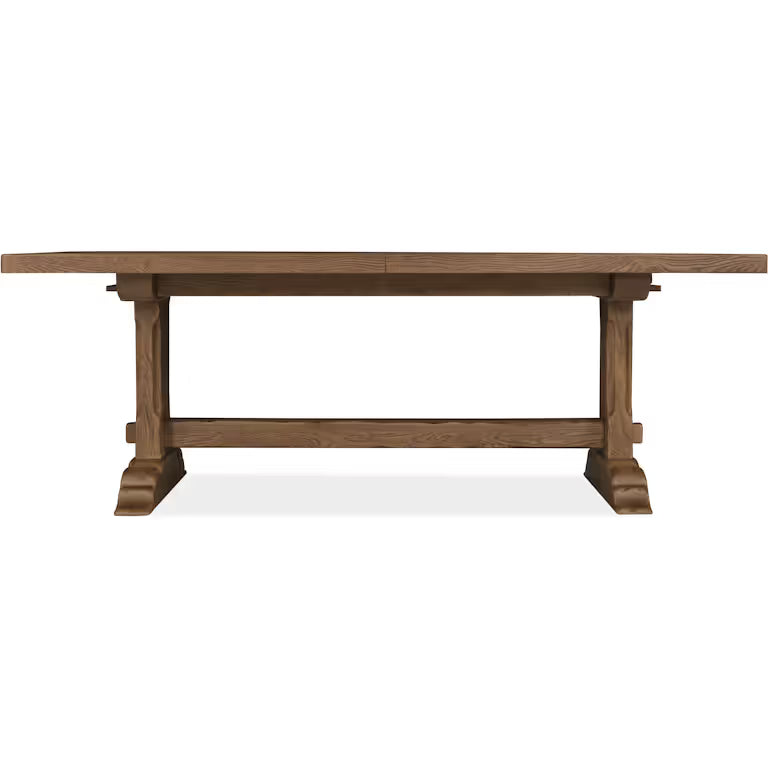 Driftwood Rectangle Dining Table with Two 20-inch Leaves