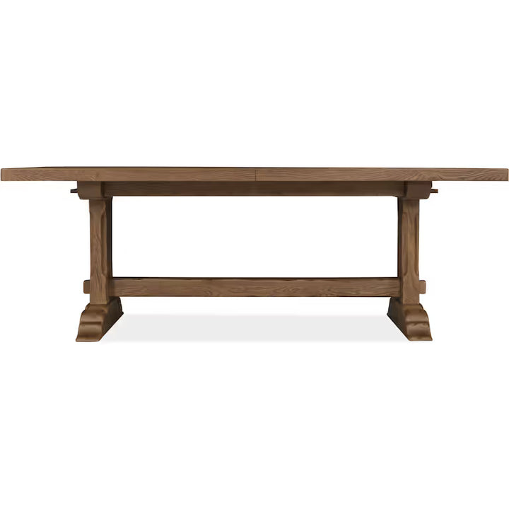 Driftwood Rectangle Dining Table with Two 20-inch Leaves