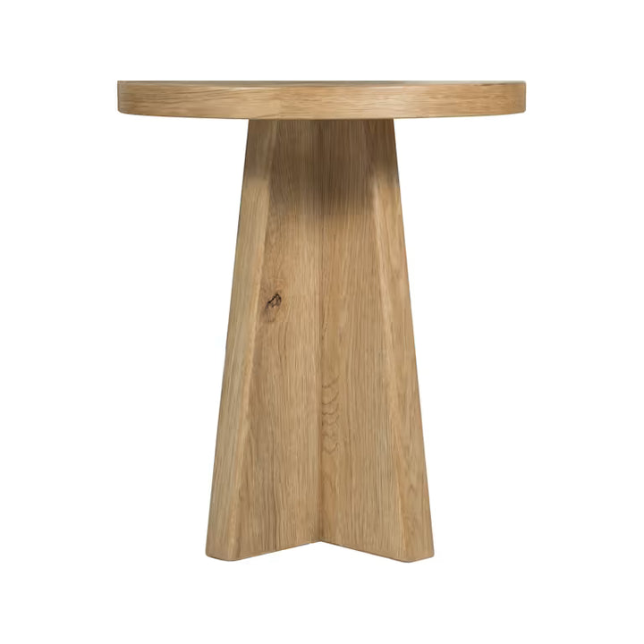 Driftwood Round End Table