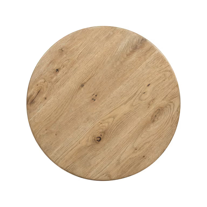 Driftwood Round End Table