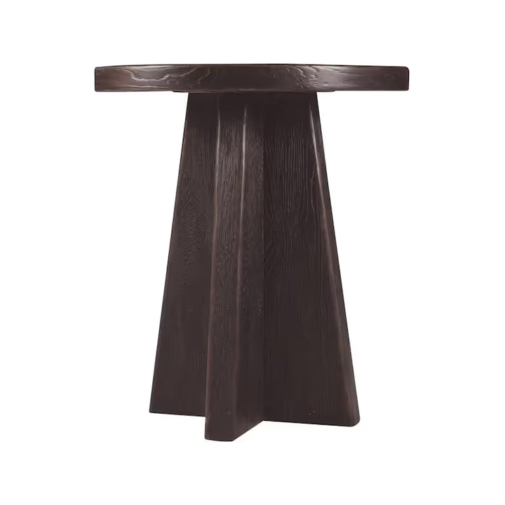 Driftwood Round End Table