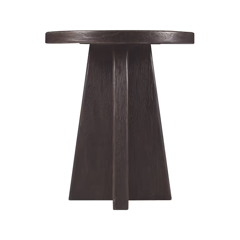 Driftwood Round End Table