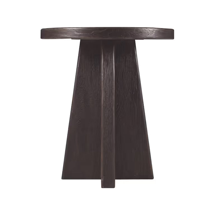 Driftwood Round End Table