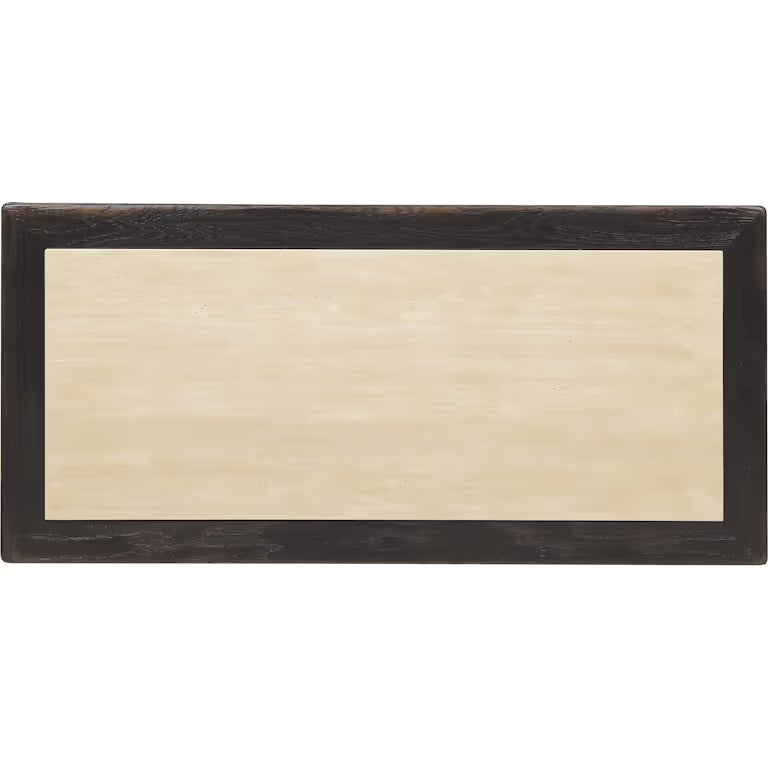Driftwood One-Drawer Nightstand with Stone