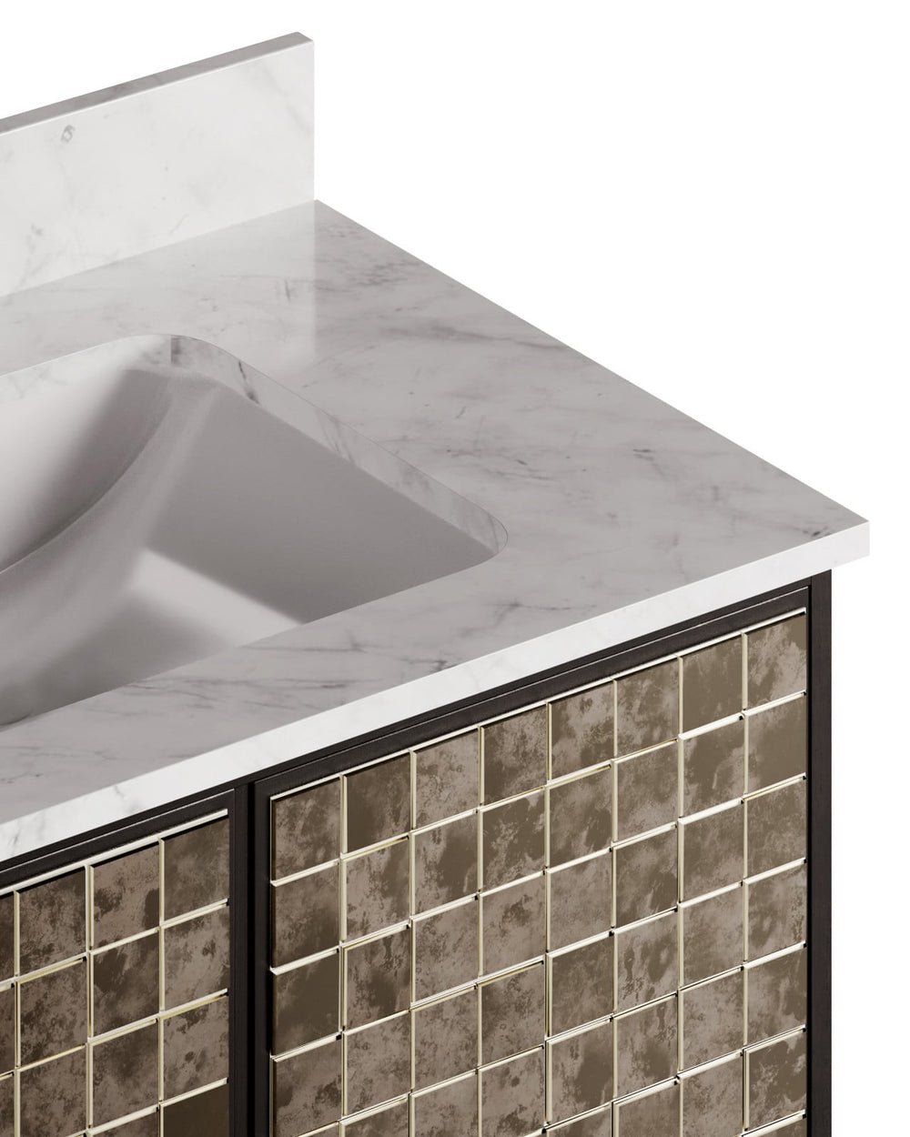 Vanities Mosaico 36" Vanity with Rectangular Undermount Sink