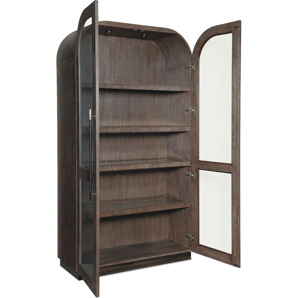 Cabinets & Curios Modern Mood Display Cabinet - Dark Wood