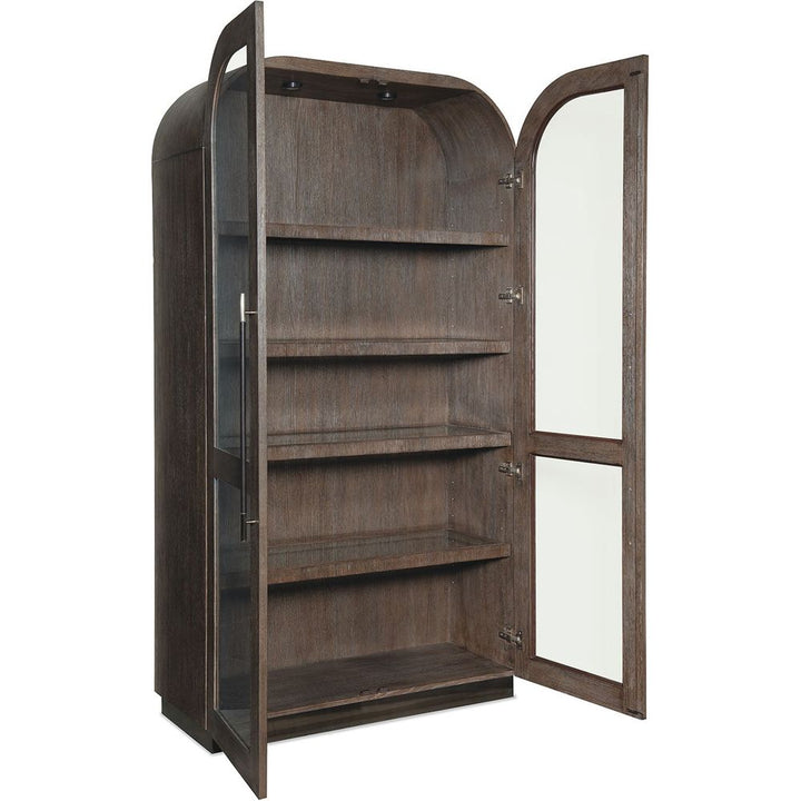Cabinets & Curios Modern Mood Display Cabinet - Dark Wood