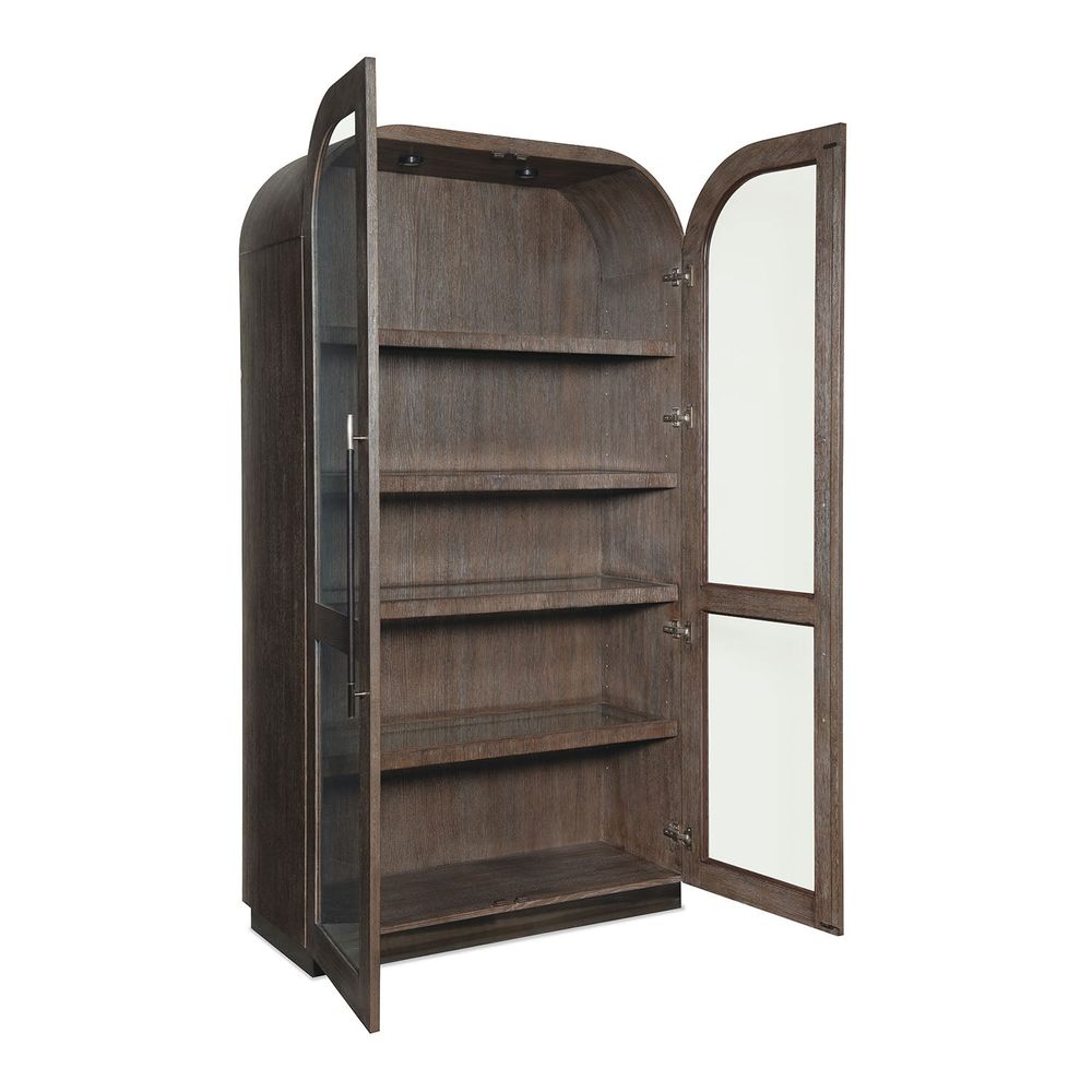Cabinets & Curios Pulse Display Cabinet - Dark Wood