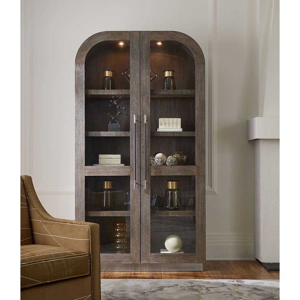 Cabinets & Curios Modern Mood Display Cabinet - Dark Wood
