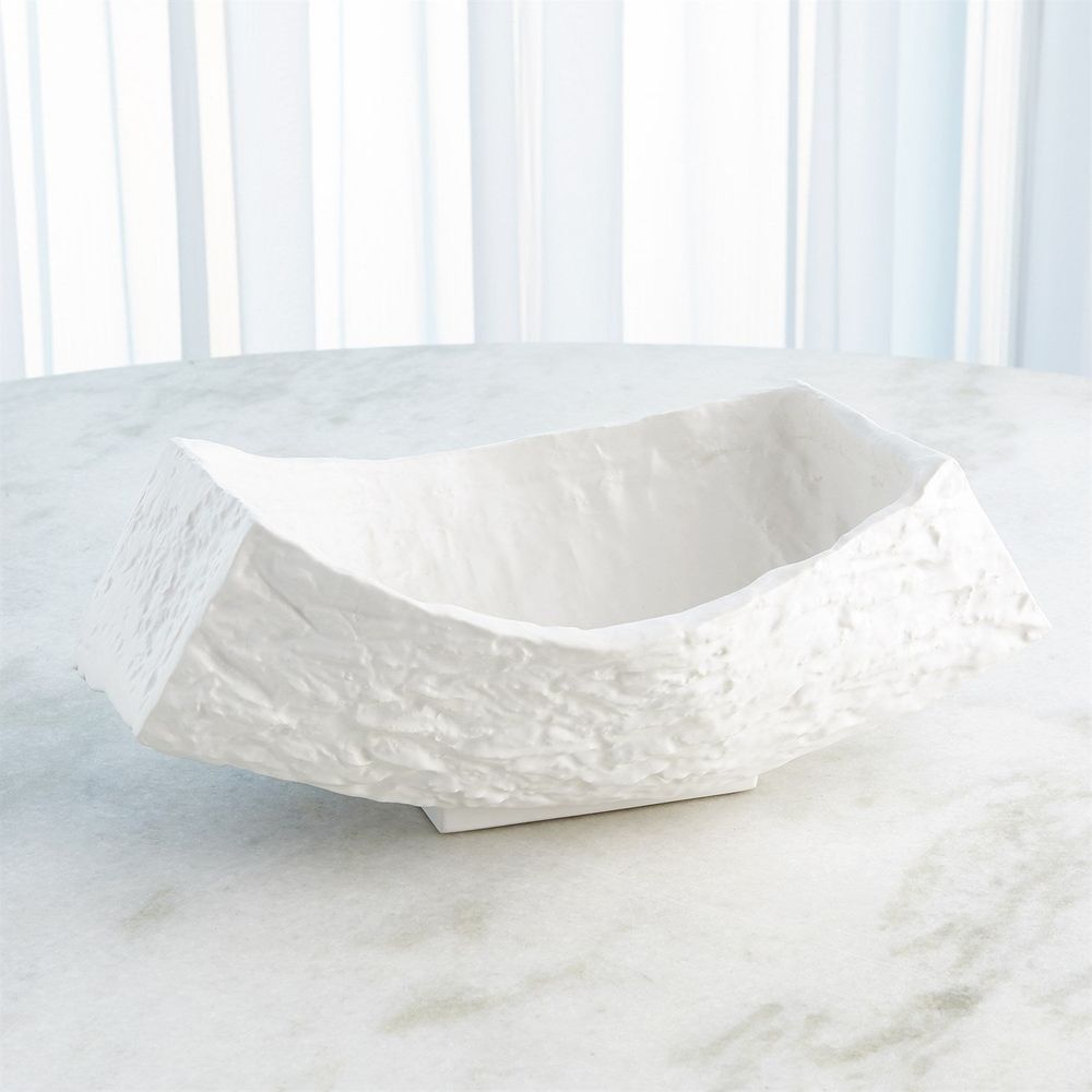 Bowls Tree Texture Bowl-Matte White