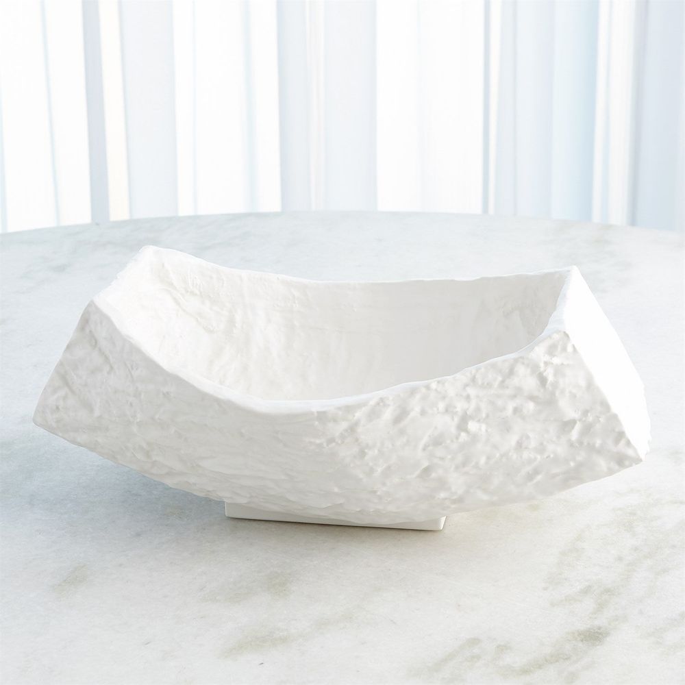 Bowls Tree Texture Bowl-Matte White