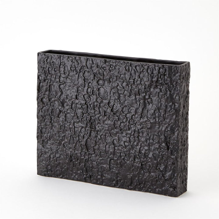 Vases Tree Texture Vase-Matte Black-Wide