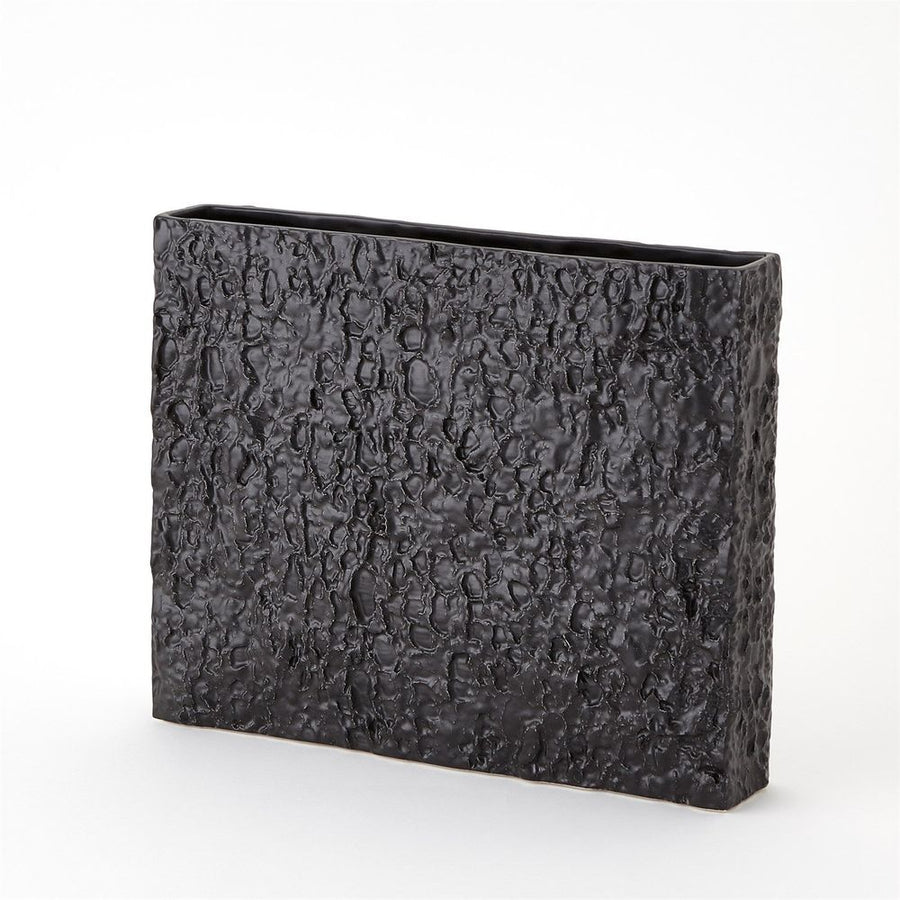 Vases Tree Texture Vase-Matte Black-Wide