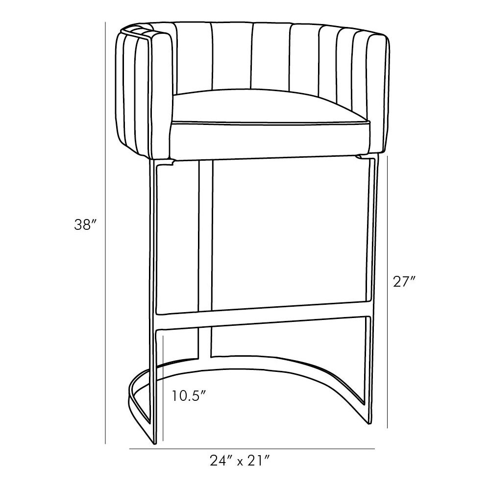 Montoya Bar Stool - Gold