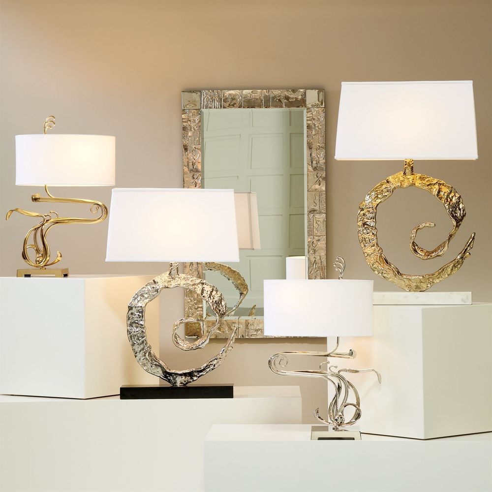 Fete Table Lamp-Brass