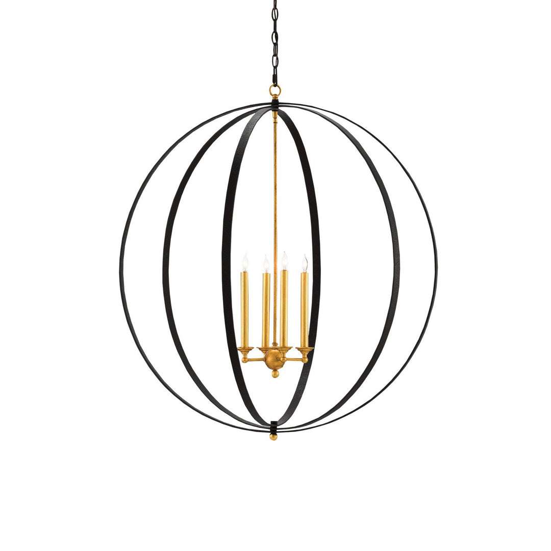 Ogden Black Orb Chandelier