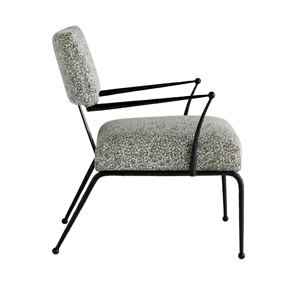 Ellery Chair Pitch Texture - Gray
