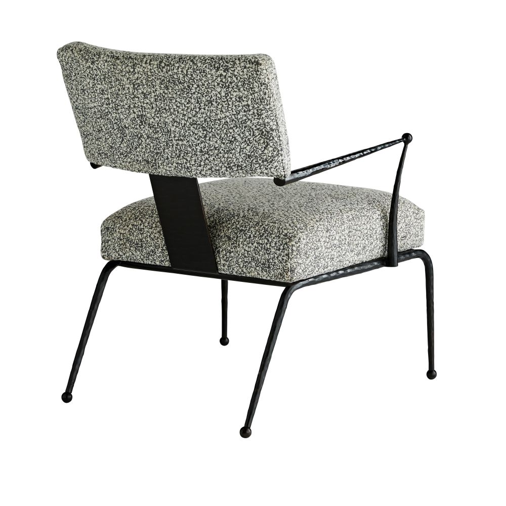 Ellery Chair Pitch Texture - Gray