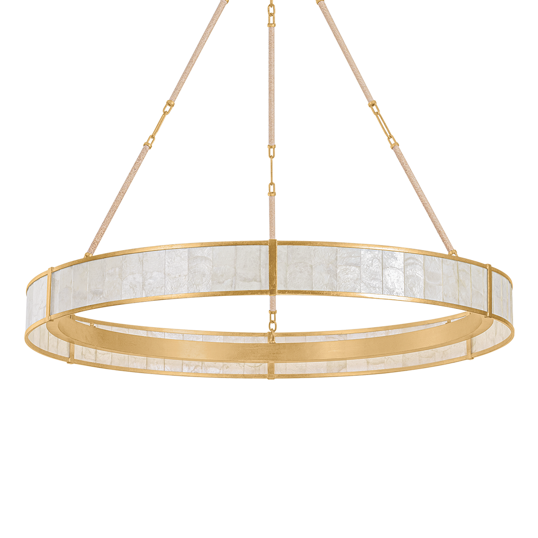 Halcott Chandelier - Vintage Gold Leaf
