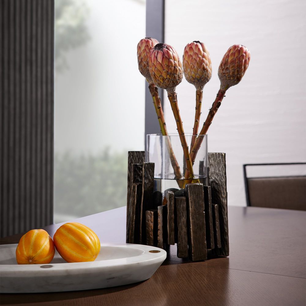 Candle Holders Branbury Hurricane - Gray