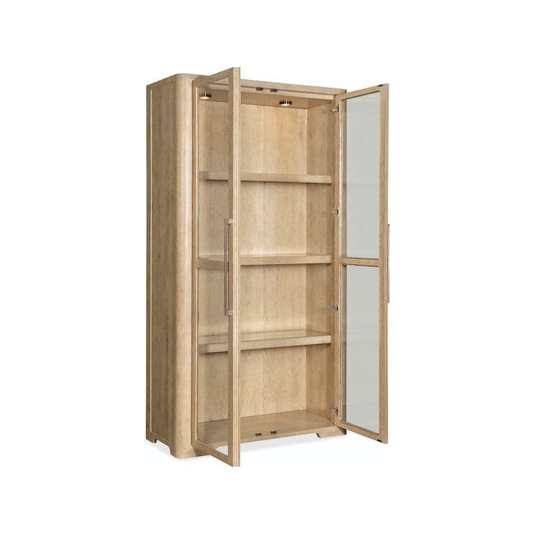 Casual Dining Retreat Display Cabinet-Hooker-HOOKER-6950-75906-80-Bookcases & Cabinets-2-France and Son