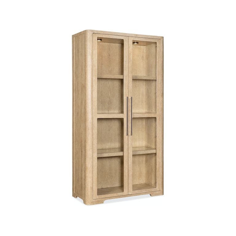 Casual Dining Retreat Display Cabinet-Hooker-HOOKER-6950-75906-80-Bookcases & Cabinets-1-France and Son