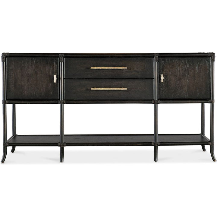 Sideboards & Credenzas Retreat Pole Rattan Sideboard - Dark Wood