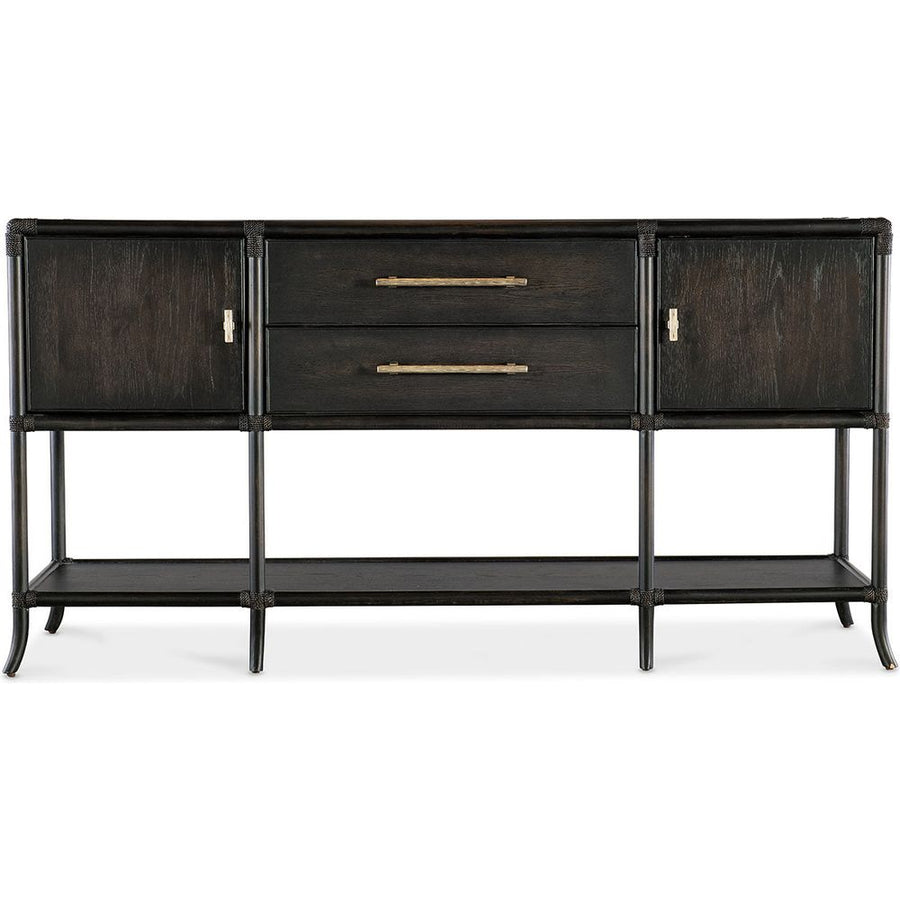 Sideboards & Credenzas Retreat Pole Rattan Sideboard - Dark Wood