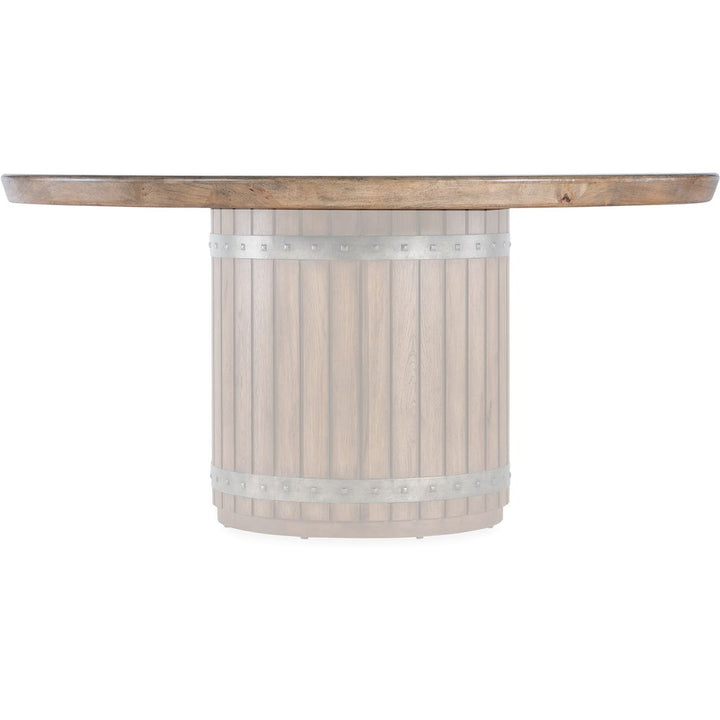 Dining Tables Vineyard Row Round Dining Table - Dark Wood