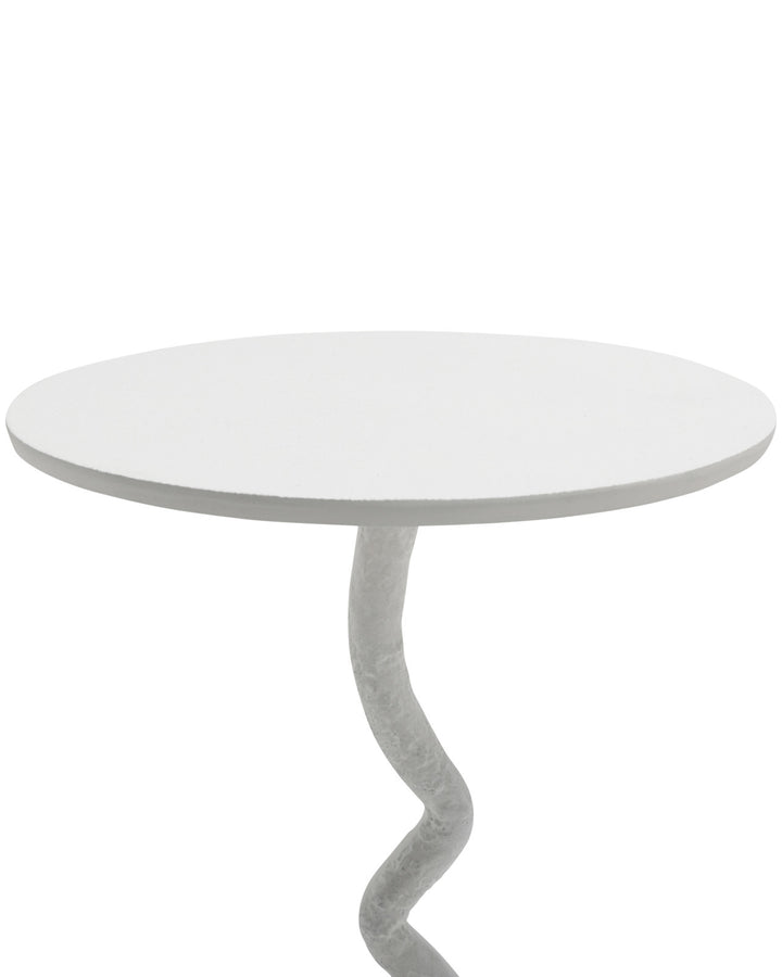 Cauda White Drinks Table