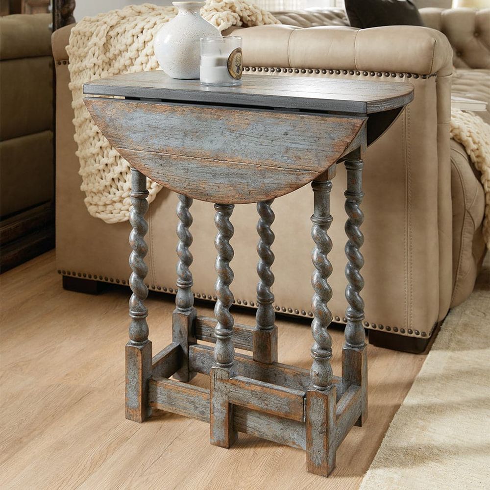 Side Tables La Grange Prause Gate Leg Round Table