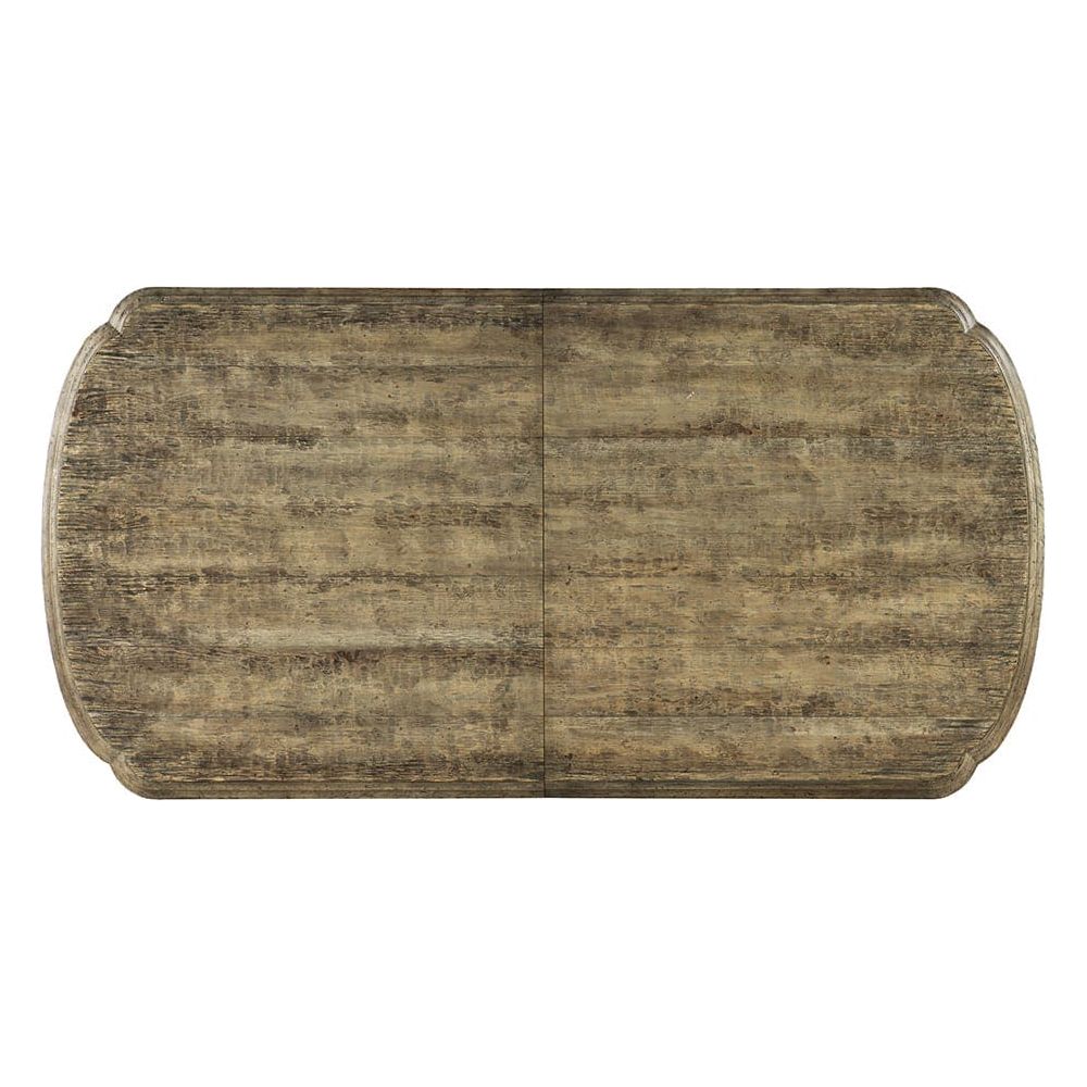 La Grange Le Vieux Double Pedestal Dining Table with 2 -18 in Leaves