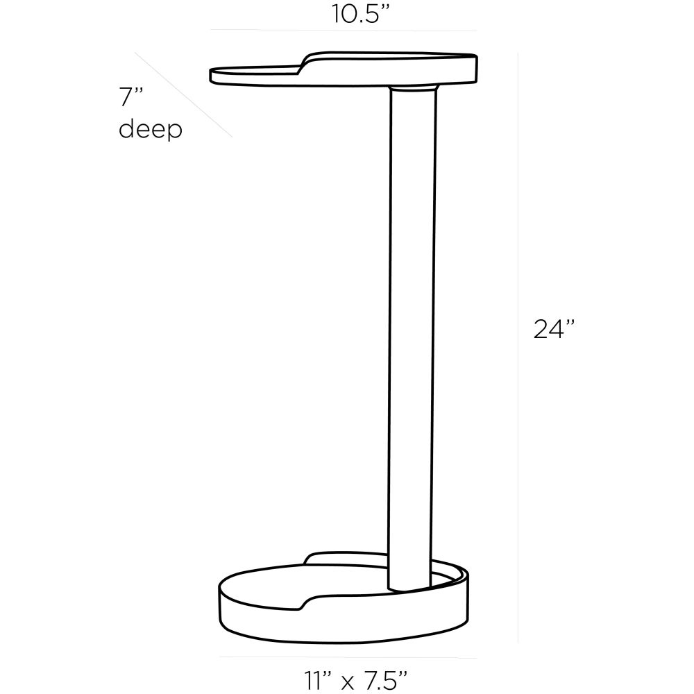 Celestina Drink Table - Gray