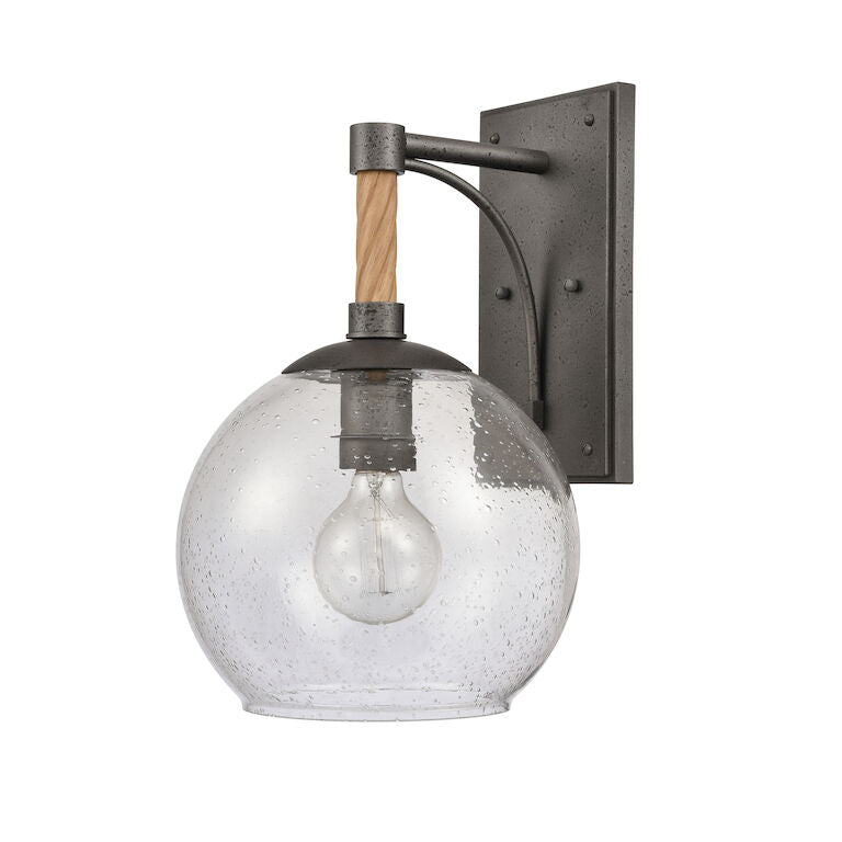 Orlando High 1 - Light Outdoor Sconce - Iron-Elk Home-ELK-69710/1-Outdoor Wall Sconces13.5''-5-France and Son