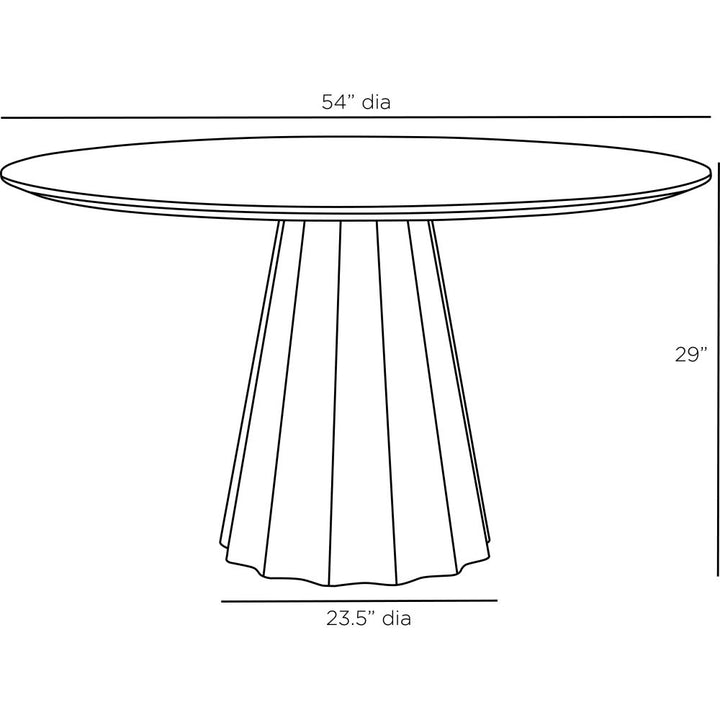 Aegea Entry Table - White